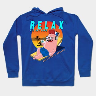 California beach summer Relax Cool Monster T shirt Hoodie